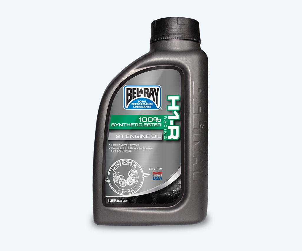 H1R Racing 100 Synthetic Ester 2T Engine Oil BelRay