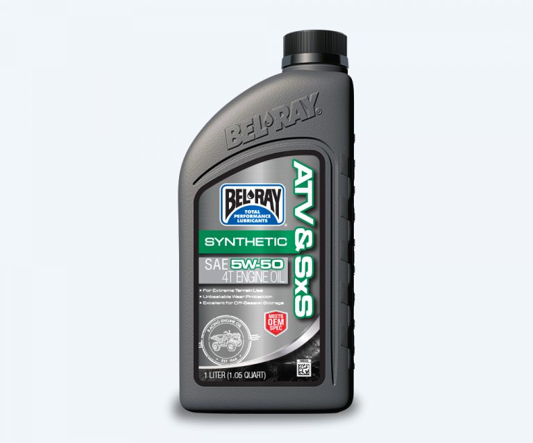 ATV and SxS Synthetic 4T 5W50 Engine Oil BelRay